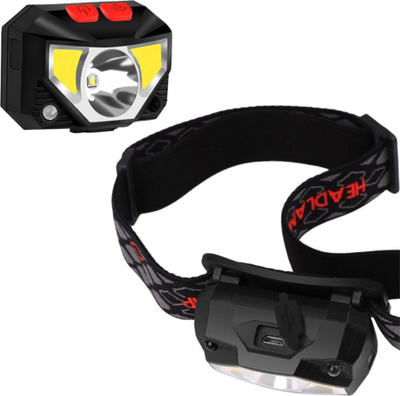 Fener koke LED Lean, 500 lumens, 6 mënyra ndriçimi, me sensor lëvizjeje