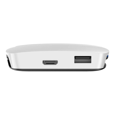 TV Box për veturë CarlinKit HDMI UHD, Android 13, 8GB RAM 128GB, i bardhë