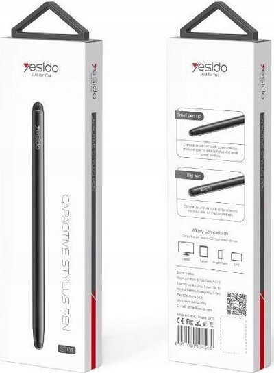 Laps stylus Yesido ST01, trup aliazh alumini, për Android iOS Microsoft, i bardhë