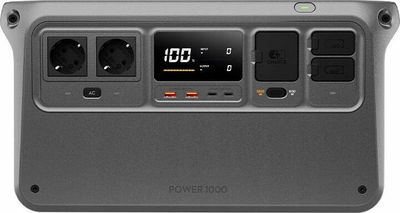 Stacion portativ energjie DJI Power 1000, 1024Wh LiFePO4, 2600W, gri
