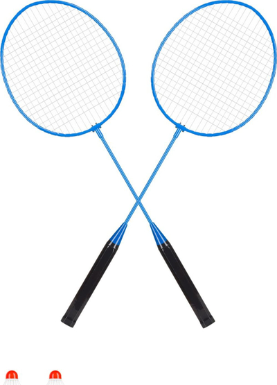 Set badminton Rebel Active, 2 raketa, 2 topa, metal