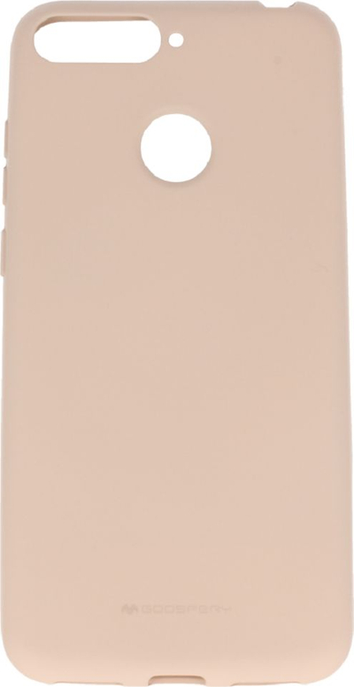 Kuti telefoni Mercury Premium Soft për Huawei Y6 2018, TPU, pink sand