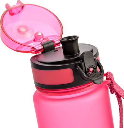 Shishe sportive Meteor Bottle 74573, 500ml, plastike, transparente