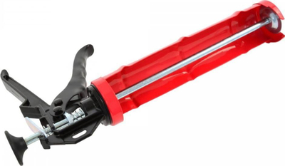 Pistoletë për silikon GEKO Tubular, 240mm, kapacitet 300ml, metalike