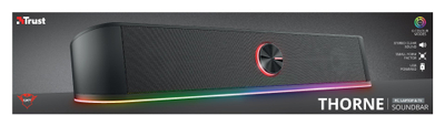 Altoparlant kompjuteri Trust GXT619 Thorne 24007, 12W, me RGB, i zi