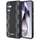 Futrollë DKNY Leather Case MagSafe, për Samsung Galaxy S25, lëkurë eko, e zezë