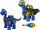 Lodër dinosauri Lean Toys Take Apart Dino, 2 në 1, me dritë edhe zë, blu