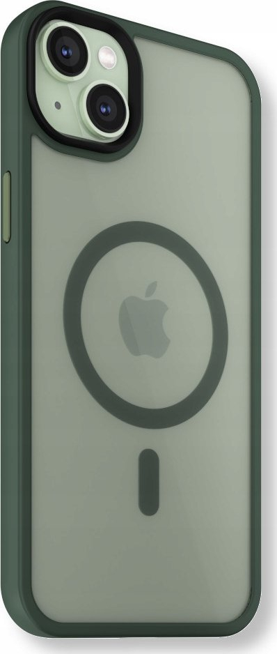 Mbrojtëse telefoni Next One Mist Shield MagSafe, për iPhone 15 Plus, transparente, jeshile pistachio