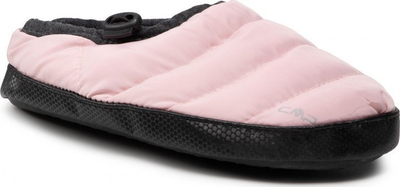 Pantofla për gra CMP DOORSTEPS LYINX WMN SLIPPER, shollë gome TPR, material me polyester fur, rozë