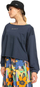 Duks Roxy NEXT SET CREW Oversized Fit ERJFT04701-BSP0, i kaltër