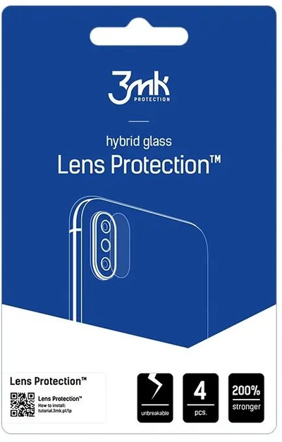 Mbrojtëse për lenten e kamerës 3mk Lens Protection për Samsung Galaxy A27 5G, 4 copë