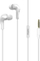 Kufje in-ear Energizer metal, me kabllo 1.1m, port 3.5mm, të bardha
