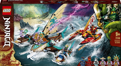 Set Lego Ninjago - Beteja detare Naval Catamaran (71748), +9 vjet