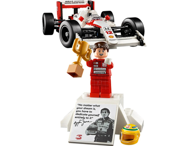 Set LEGO Icons McLaren MP4/4 Ayrton Senna 10330, 693 pjesë, makinë garash, shumëngjyrësh