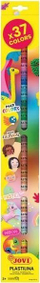 Plastelinë Jovi Plasticine, 555g, set me plot ngjyra të ndryshme