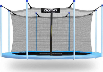 Rrjetë për trampolinë Neo-Sport, 374 cm, e zezë