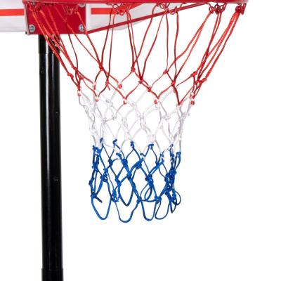 Shtyllë basketbolli Dunlop, lartësi 165‑205 cm, bazë me ujë, e zezë