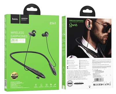 Kufje Bluetooth HOCO ES61 sportive, të zeza