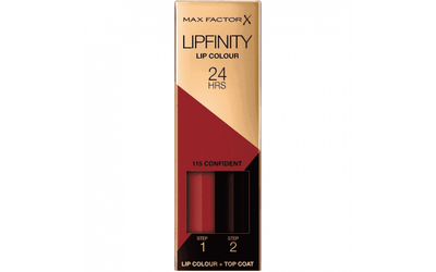 Buzëkuq i lëngshëm Max Factor Lipfinty, 115 confident, 1.9g