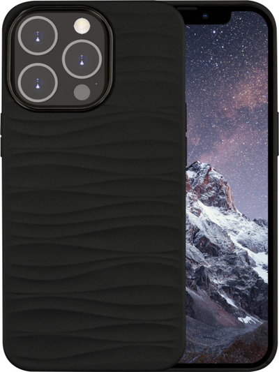 Kuti mbrojtëse Dbramante1928 Dune për iPhone 14 Pro, plastikë e ricikluar, e zezë