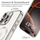 Kopertinë Tech Protect MagFlex MagSafe për iPhone 16 Pro, transparente, Shiny Titanium