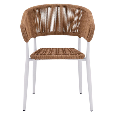 Kolltuk alumini Eulo 55,5x63,5x78Hcm (HM5783.12), bardhë/ bezhë