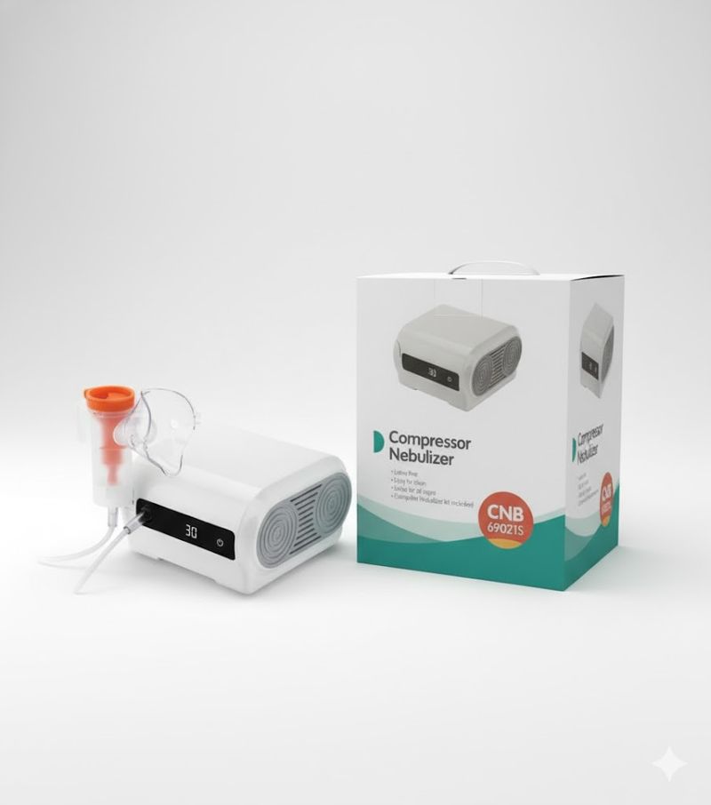 Inhalator elektrik kompresor Professional GENERIC, Touchscreen Timer