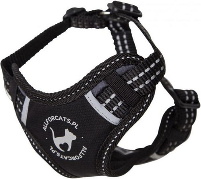 Parzmore për mace All For Dogs, e zezë