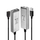 Zgjatues USB Lindy 42702, mbi fibër optike, deri 200m, i zi