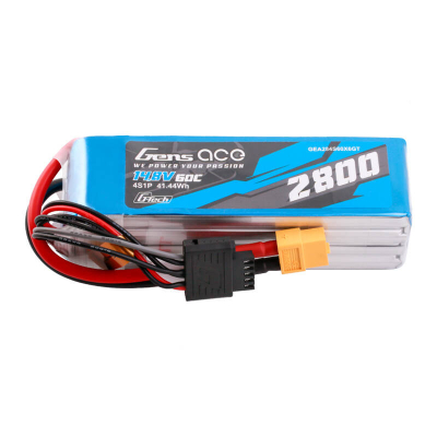 Bateri LiPo Gens Ace Vkonn Soaring, 2800mAh, 14.8V 60C 4S1P, XT60