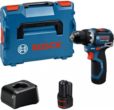 Makineri kaçavidhje Bosch GSR 12V-32, 12V, 2x bateri 2Ah, pa furça