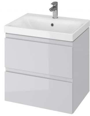 Komodë banjoje Cersanit Moduo S590-009-ECO, 60 cm, e varur në mur, gri