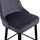 Set karrige bari Serenity HM8519.01, kadife, kornizë metalike, gri