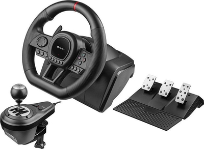 Timon lojërash Tracer Simracer, me marsha manualë, 6 në 1, i zi