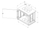 Kabinet muri Triton RUA-09-AS5-BAX-A1, 9U, 500mm, gri