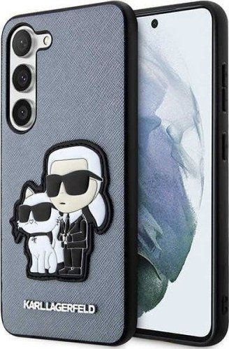 Kapak telefoni Karl Lagerfeld KLHCS23SSANKCPG, për Samsung Galaxy S23, hardcase, gri