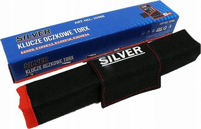 Komplet çelësa unaze Silver Torx, 4 copë