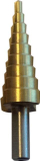 Freza shkallë Pro-Line STEP DRILL, HSS TiN, 6-38 mm, ngjyrë ari