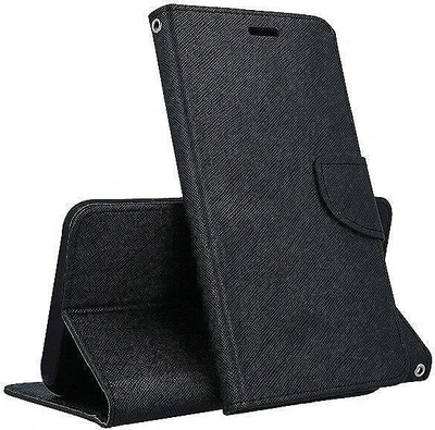Këllëf libër Mocco Fancy për Samsung Galaxy A42 5G, mbron telefonin, i zi