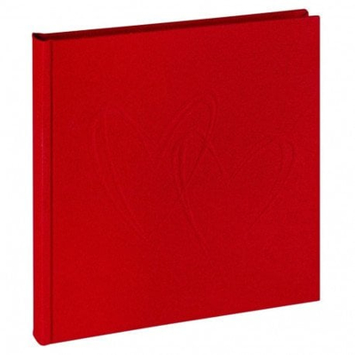 Album fotografish Walther My Red Heart FA243R, 20x20 cm, 40 faqe, i kuq