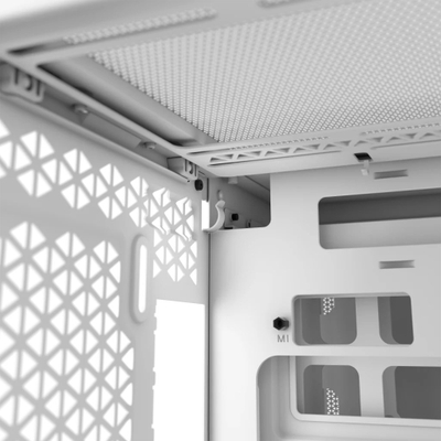 Kutia kompjuterike Corsair iCUE LINK 2500X, Micro ATX, dy dhoma, e bardhë