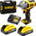 Çelës goditës Dewalt DCF891H2T-QW, 18V XR, 5Ah Li-Ion, i verdhë