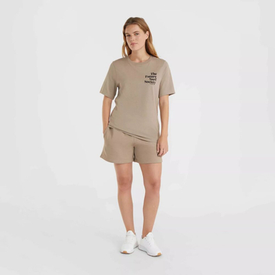 Bluzë O'Neill Future Surf Society W, pambuk 100%, regular fit, bezhë