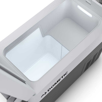 Frigorifer portativ Dometic CFF 20, 21L, me kompresor 12/24V edhe 220V, gri me të zezë
