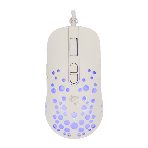 Maus Gaming White Shark Tristan GM-9004, 12.800DPI, RGB, i bardhë
