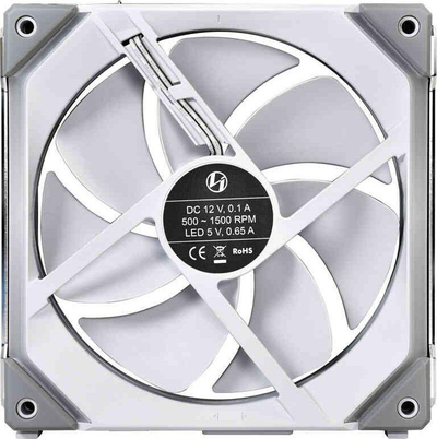Ventilator i kompjuterit Lian-Li ST120, LED, ARGB, 120 mm, i bardhë