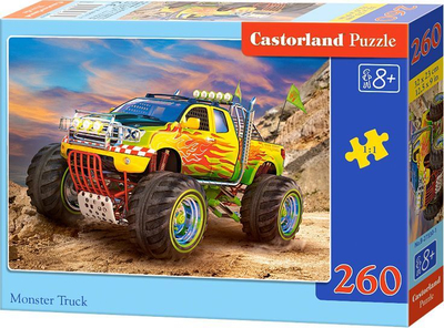 Lodër puzzle Castorland Monster Truck, 8+, 260 elemente