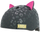 Helmetë biçiklete për fëmijë Krash Leopard Kitty, 54-58 cm, 8-14 vjeç, e zezë
