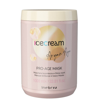 Maskë për flokë Inebrya Ice Cream Argan Age, 1000 ml