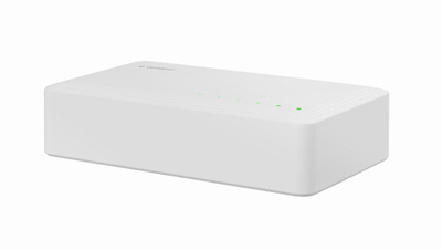 Switch rrjeti Gembird NSW-G5-01, 5 porte, Gigabit, i bardhë